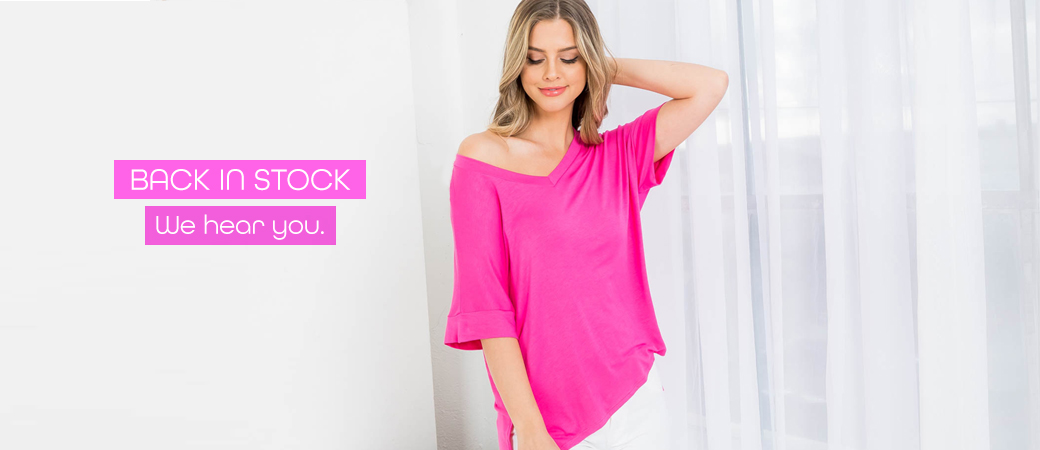 Wholesale Back In Stock Items | Wholesale Fashion Square