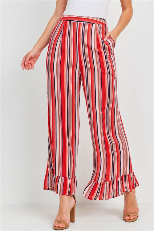 S10-11-3-P70230 RED STRIPES PANTS 1-1-1